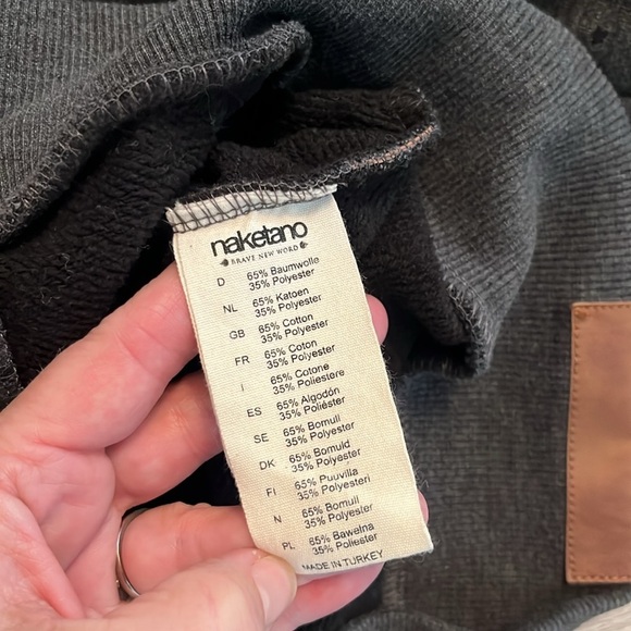 Womens naketano hoodie small star print - Picture 6 of 6